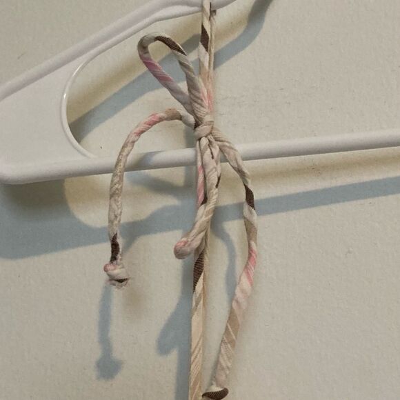 GUESS Diagonal Stripe Strappy Midi Summer Dress Womens Medium - Picture 14 of 16